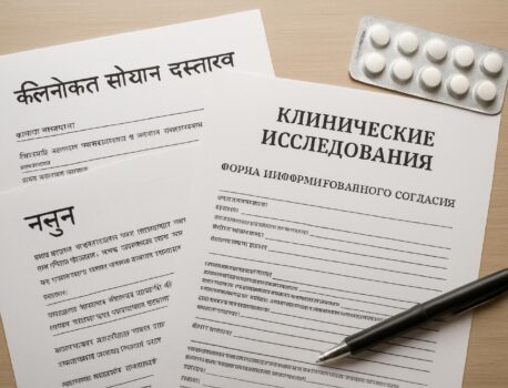 Тонкая наука перевода в фармацевтике: когда маратхи встречается с русским — документы клинических исследований, формы согласия и отчёты о нежелательных явлениях
