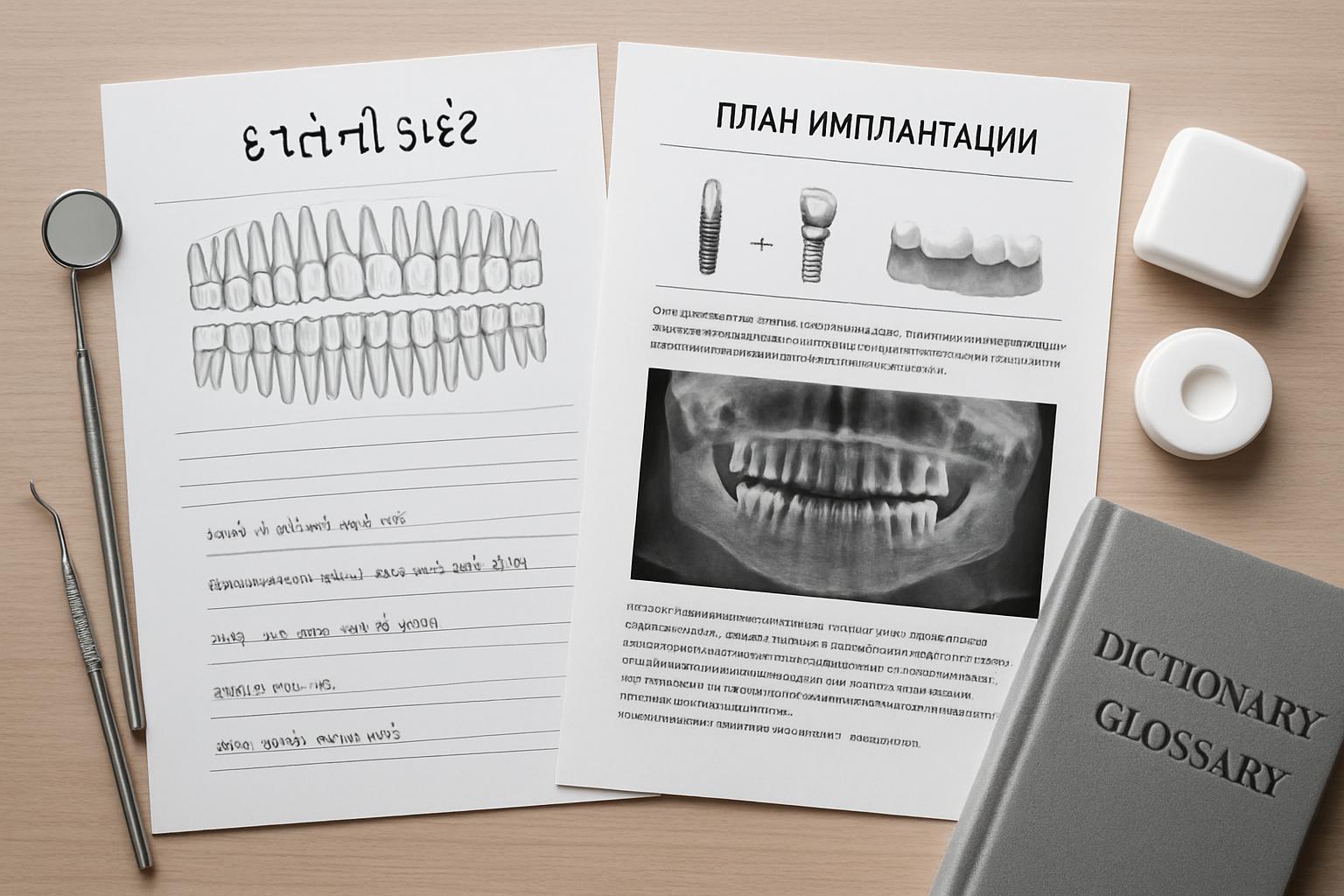 Медицинский письменный перевод с гуджарати на русский: стоматологические карты, планы имплантации и результаты КТ челюсти . Инструменты, глоссарии и ресурсы для переводчика Медицинский письменный перевод с гуджарати на русский: стоматологические карты, планы имплантации и результаты КТ челюсти . Инструменты, глоссарии и ресурсы для переводчика