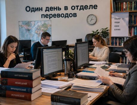 Там, где слова обретают силу: один день в отделе переводов